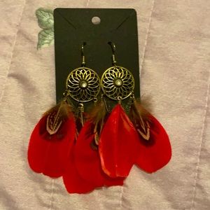 Boho Feathered Earrings